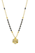 Golden flower mangalsutra