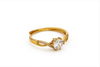 “Sanzorah Golden Embrace Ring with stylish embrace-inspired motif and premium finish”
