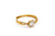 “Sanzorah Golden Embrace Ring with stylish embrace-inspired motif and premium finish”