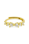 “Elegant Heart of Gold Ring with luxurious heart detailing from Sanzorah”