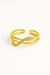 “Elegant Infinity Noor Ring with continuous infinity detailing from Sanzorah”